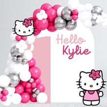 Load image into Gallery viewer, Hello Kitty Birthday Decal - Happy Birthday Party Backdrop Stickers for Chiara Wall - Hello Kitty Theme Birthday Backdrop - Hello Kitty Cutout - Hello Kitty Theme Party