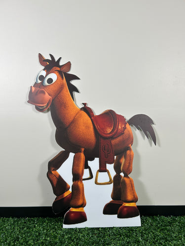 Coroplast Bullseye Party Prop - Toy Story Character Cutout - 5ft Party Standee - 6ft Party Standee