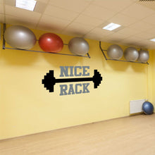 Load image into Gallery viewer, Nice Rack Gym Wall Decal