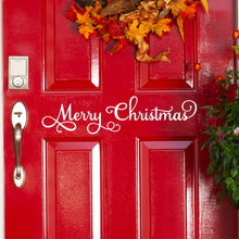 Load image into Gallery viewer, Merry Christmas Front Door Decal - Front Door Sticker