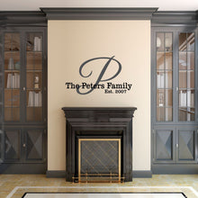 Load image into Gallery viewer, Family Name Wall Decal - Custom Family Name Decal - Family Name Sticker