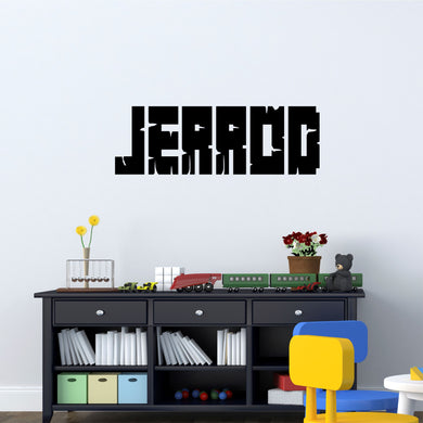 Personalized Name Gamer Wall Decal