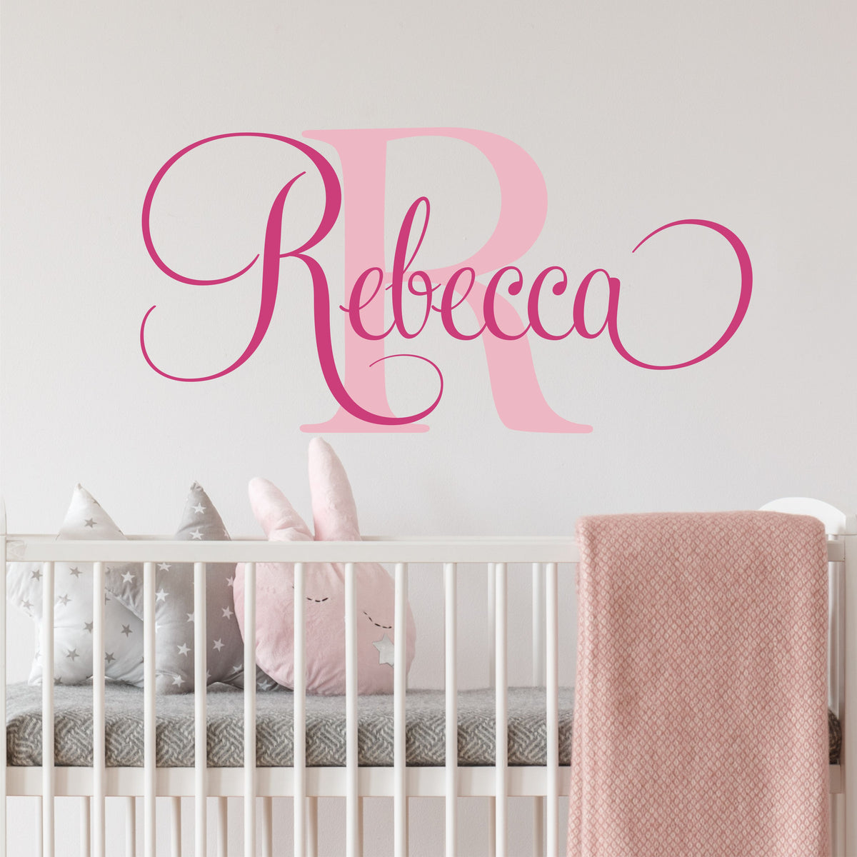 Personalized Name Wall Decal Sticky Wall Vinyl LLC