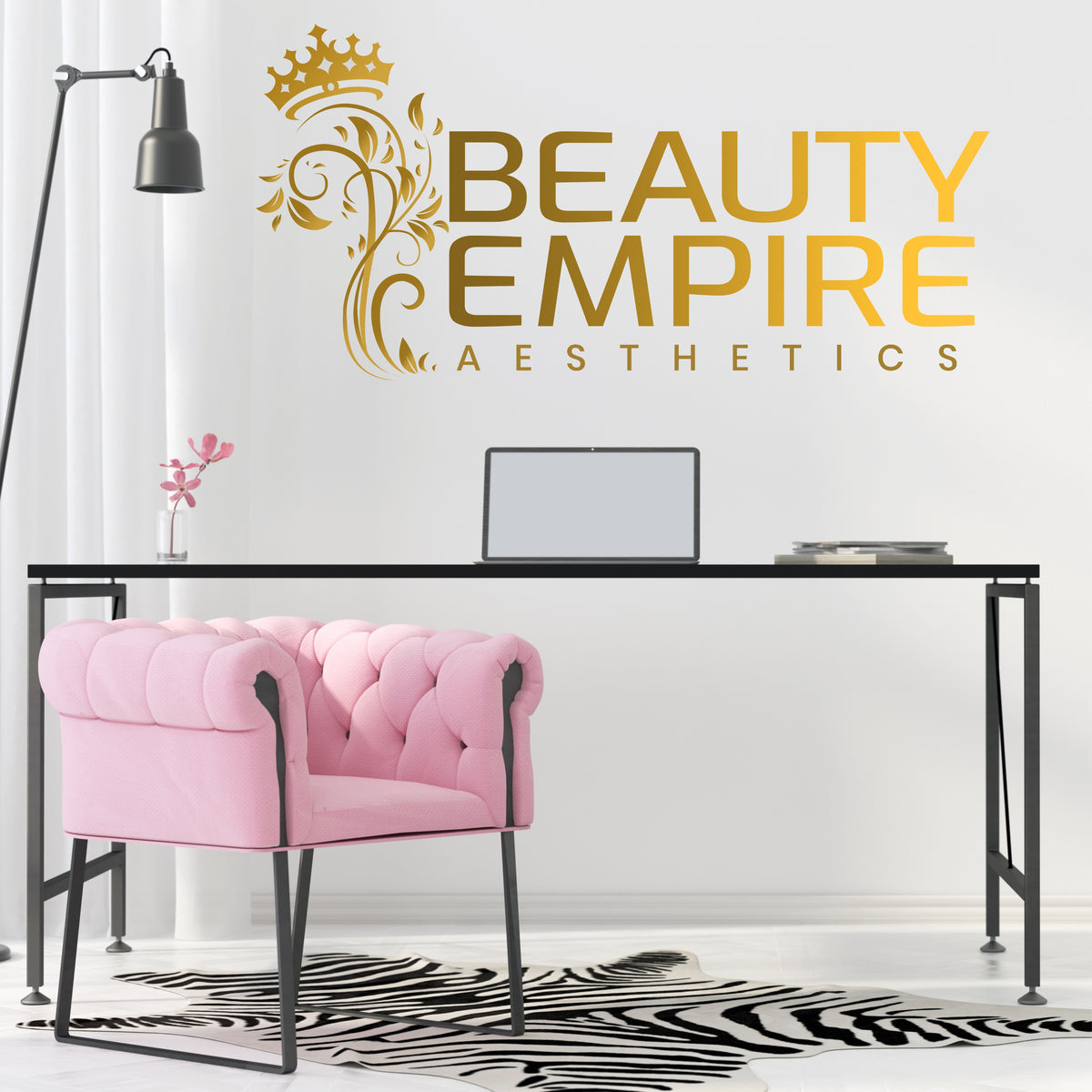 Personalized Business Logo Wall Decal Sticky Wall Vinyl LLC