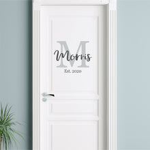 Load image into Gallery viewer, Family Name Wall Decal - Custom Family Name Decal - Family Name Sticker