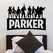 Load image into Gallery viewer, Personalized Name Video Game Wall Decal
