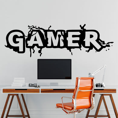Personalized Gamer Wall Decal