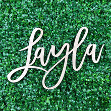 Load image into Gallery viewer, Custom Wood Name Sign | Nursery Name Sign | Personalized Name Sign | Wooden Name | Wood Letters - Painted or Unfinished