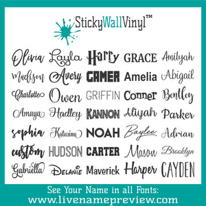 Mirror Acrylic Name Sign