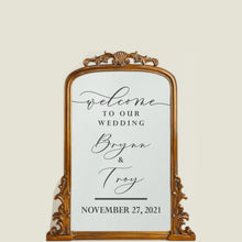 Load image into Gallery viewer, Welcome to Our Wedding Decal - Personalized Wedding Decal