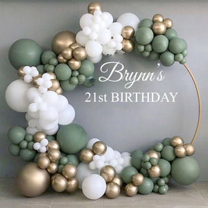 Happy Birthday Decal - Happy Birthday Party Backdrop - Happy Birthday for Balloon Arch - Personalized Birthday Decoration