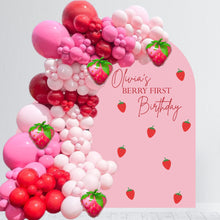 Load image into Gallery viewer, Berry First Birthday Backdrop Decal - First Birthday Decal - Strawberry Theme Birthday