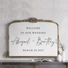 Load image into Gallery viewer, Welcome to Our Wedding Decal - Personalized Wedding Decal