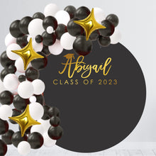 Load image into Gallery viewer, Graduation Decal - Class of 2024 for Backdrop - Graduation Sign