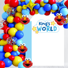 Load image into Gallery viewer, World Birthday Party - Happy Birthday Backdrop - Boys World Theme Birthday Sticker for Balloon Arch - ABC Birthday Sticker