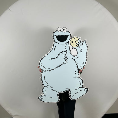 Cookie Monster Party Prop - Sesame Street Theme Character Cutout - Cookie Monster Party Standee
