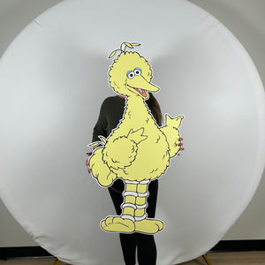 Big Bird Party Prop - Lifesize Big Bird Prop - Large Big Bird Cutout - Custom Cutout - Sesame Street Theme Character Cutout - Big Bird Party Standee