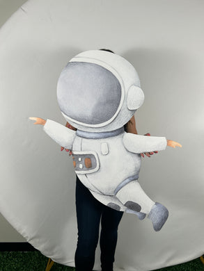 Foam Board Watercolor Astronaut Party Prop - Space Theme Cutout - Flying Astronaut Party Standee