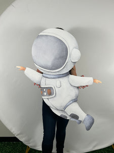 Foam Board Watercolor Astronaut Party Prop - Space Theme Cutout - Flying Astronaut Party Standee