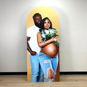 Custom Photo Backdrop - Photo Board - Large Photo - Large Photo Panel - Photo Standees - Large Standing Photo - Lifesize Photo Board - Custom Photo Arch - Photo Backdrop - Chiara Wall - Custom Wedding Backdrop - Wedding Photo Backdrop - Photo Standee