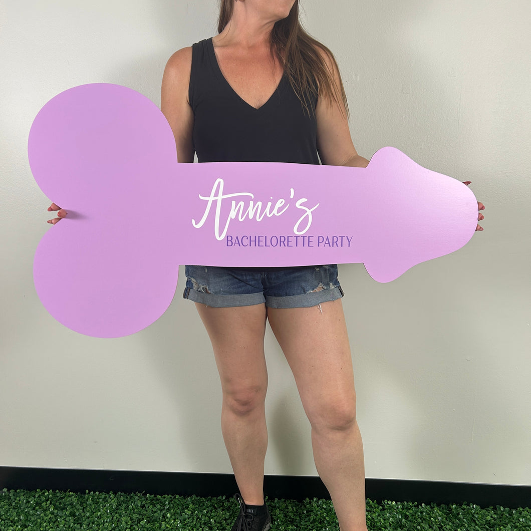 Foam Board Penis Party Prop - Penis Cutout For Bachelorette Party