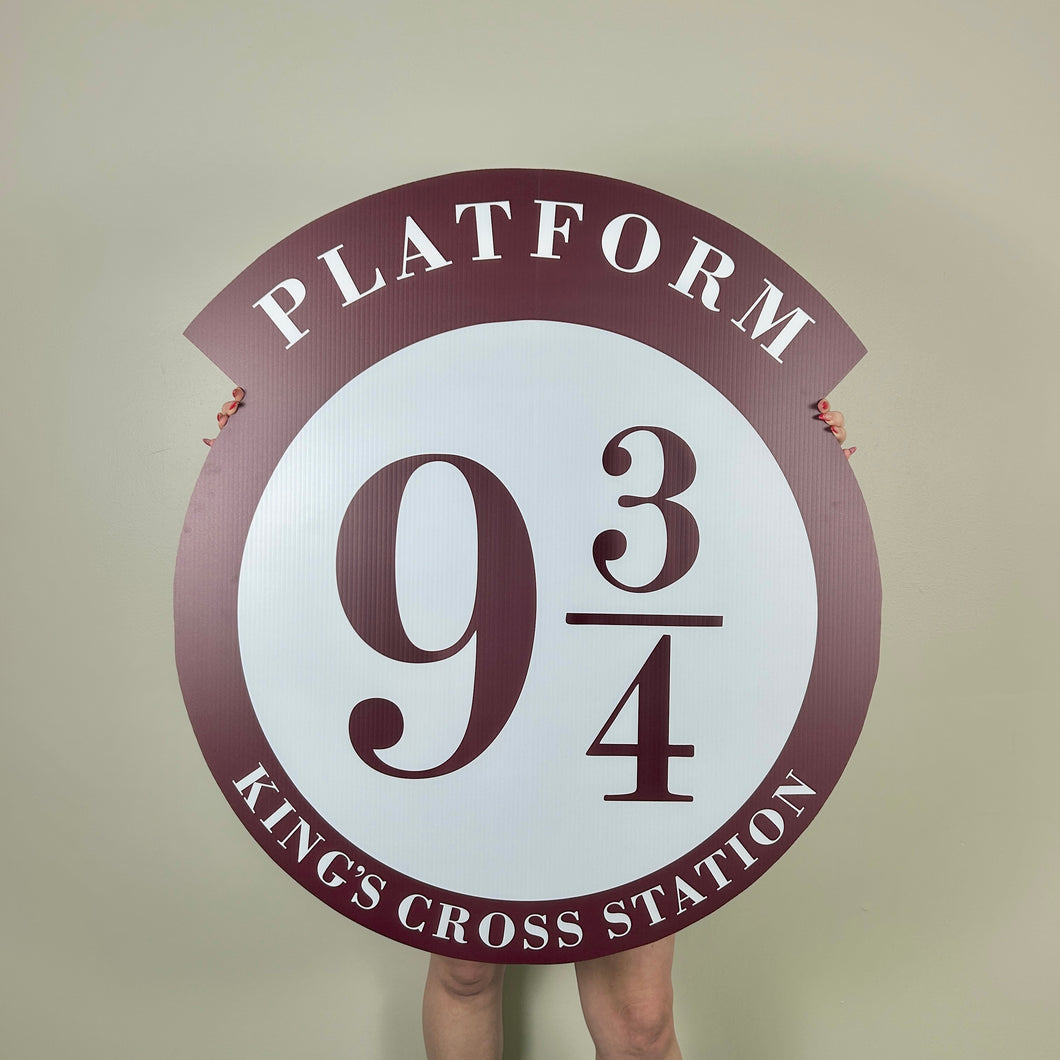 harry-potter-platform-9-3-4-prop-harry-potter-theme-cutout-party-s-sticky-wall-vinyl-llc for Platform 9 3 4 Sign Printable Free Harry Potter Platform 9 3/4 Prop - Harry Potter Theme Cutout - Party S – Sticky Wall Vinyl LLC for Platform 9 3 4 Sign Printable Free