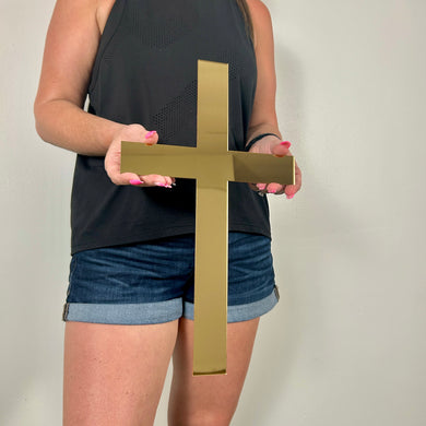 Mirror Acrylic Cross - Solid Cross