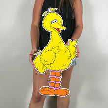Load image into Gallery viewer, Big Bird Party Prop - Lifesize Big Bird Prop - Large Big Bird Cutout - Custom Cutout - Sesame Street Theme Character Cutout - Big Bird Party Standee