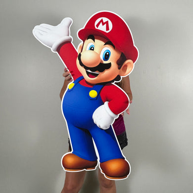 Foamboard Mario Party Prop - Mario Cutout - Custom Character Cutout - Gamer Theme Decor - Party Standee