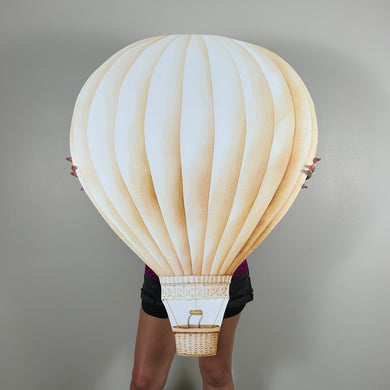 Hot Air Balloon Cutout - Hot Air Balloon Prop - Baby Shower Prop - Boho Hot Air Balloon Cutout - Custom Prop