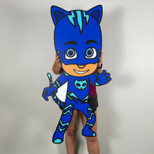 Load image into Gallery viewer, Catboy Cutout - PJ Masks Prop - Custom Character Cutout - Blue PJ Mask Cutout - Party Standee - PJ Masks Themed Birthday