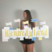 Load image into Gallery viewer, Personalized Disneyland Sign - Disneyland Baby Sign - Custom Disneyland Name Sign - Custom Name Sign - Babyland Sign