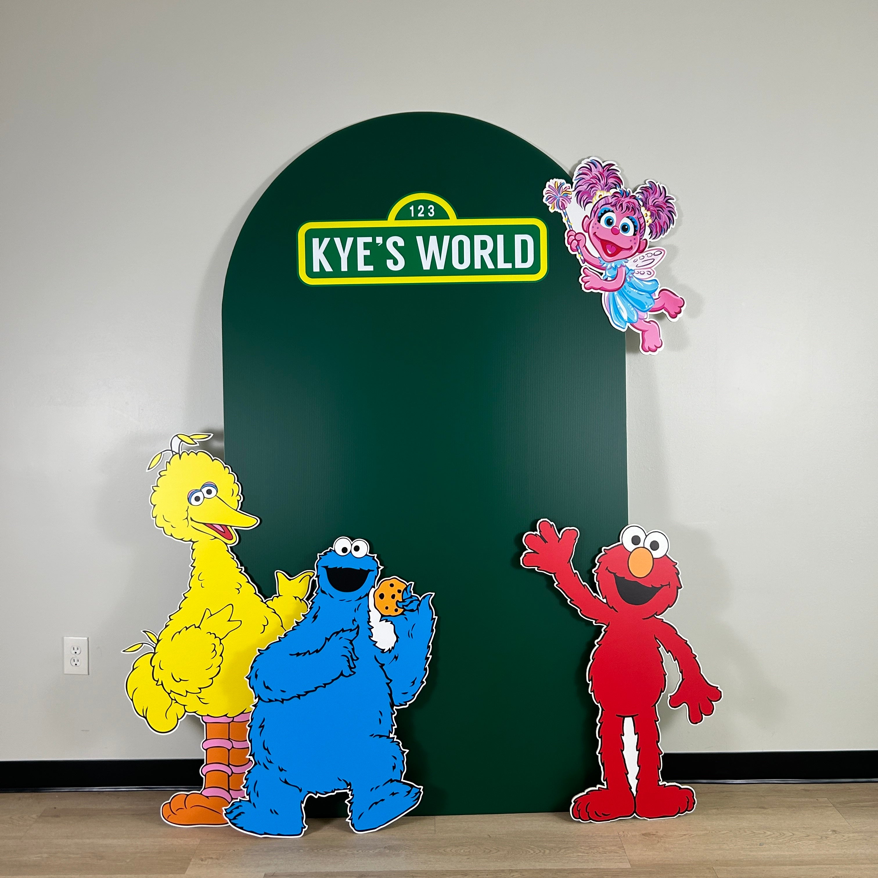 Elmo Backdrop Ideas