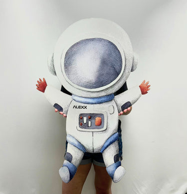 Foam Board Astronaut Party Prop - 3D Custom Name - Space Theme Decor - Party Standee
