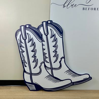 Cowboy Boots Party Prop - Cowboy Themed Birthday Party - Cowboy Boots Cutout - Party Standee - Cowgirl Boots Prop - My First Rodeo Birthday Props