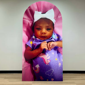 Custom Photo Backdrop - Photo Board - Large Photo - Large Photo Panel - Photo Standees - Large Standing Photo - Lifesize Photo Board - Custom Photo Arch - Photo Backdrop - Chiara Wall - Custom Wedding Backdrop - Wedding Photo Backdrop - Photo Standee