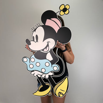 Foam Board Vintage Minnie Mouse Party Prop - Character Cutout - Party Standee