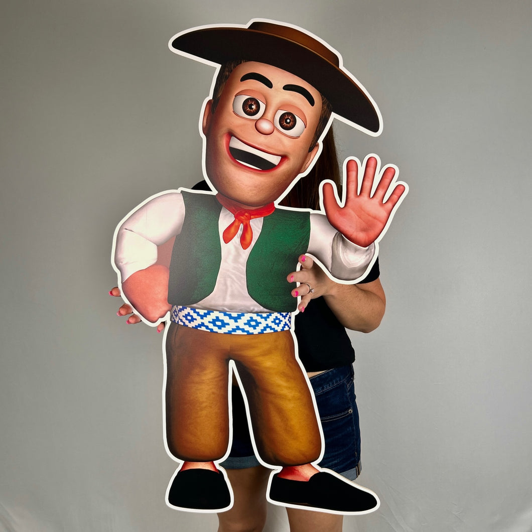 Zenón Party Prop - La Granja de Zenón Character Cutout - Party Standee - La Granja First Birthday