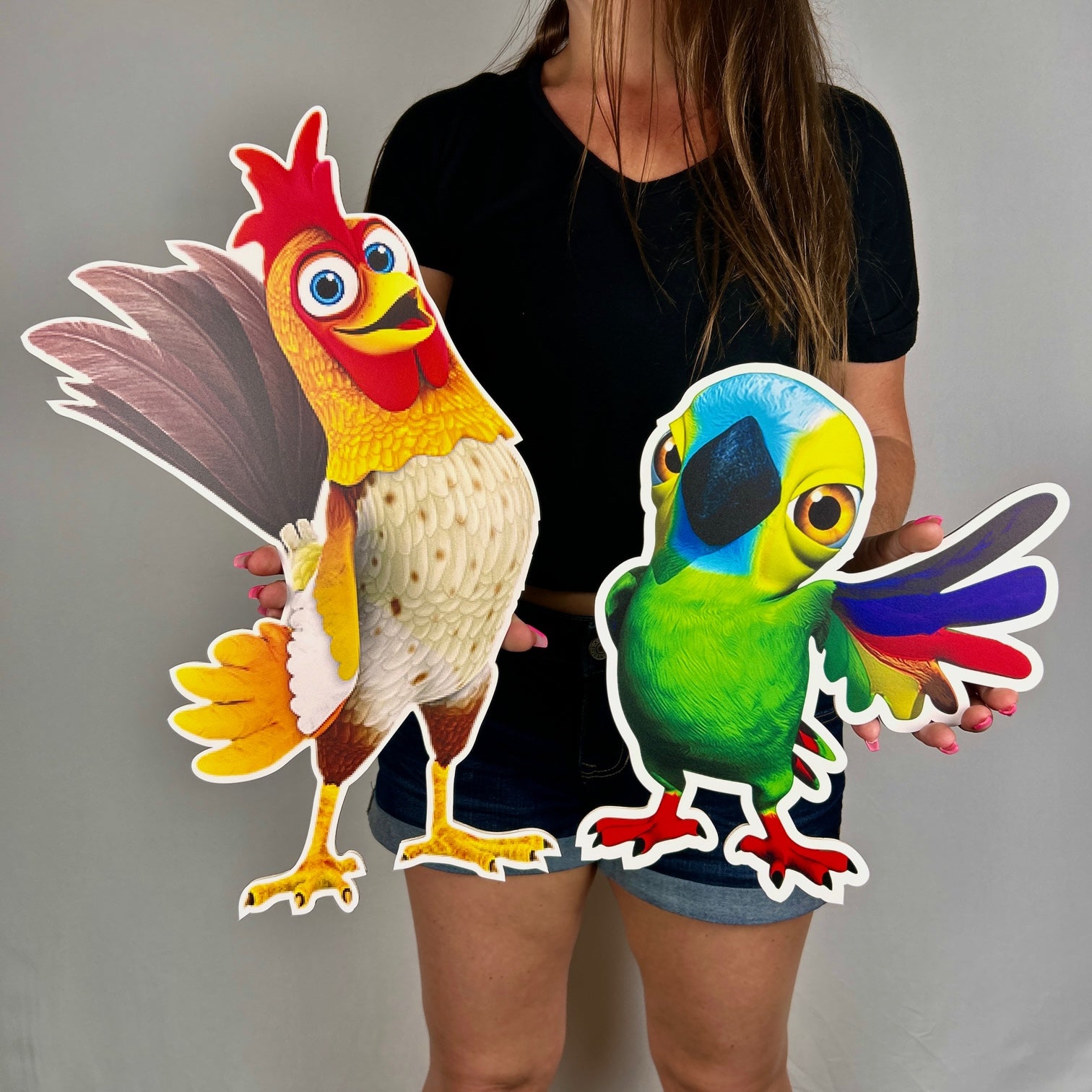 Foam Board La Granja de Zenón Party Props Set of Bartolito and