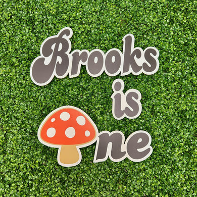 Foam Board Name Party Prop - Is One - First Birthday 3D Custom Name Sign