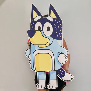 Foam Board Bandit Heeler Party Prop - Bluey Character Cutout - Party Standee