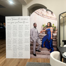 Load image into Gallery viewer, Our Favorite People Seating Chart with Large Photoboard