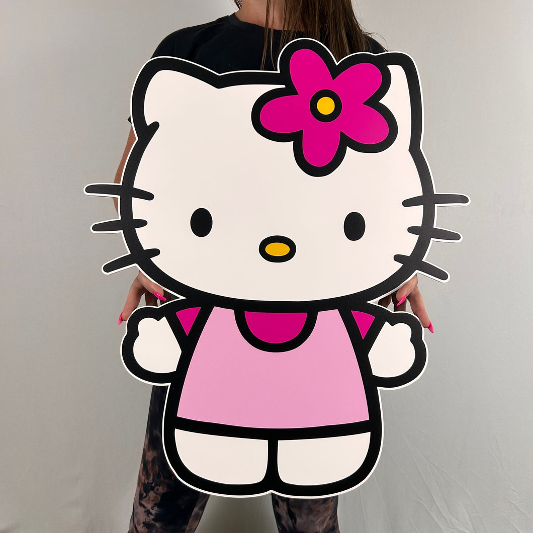 Foam Board Hello Kitty Party Prop - Character Cutout - Party Standee