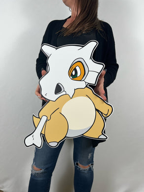 Foam Board Cubone Party Prop - Pokémon Theme Cutout - Party Standee