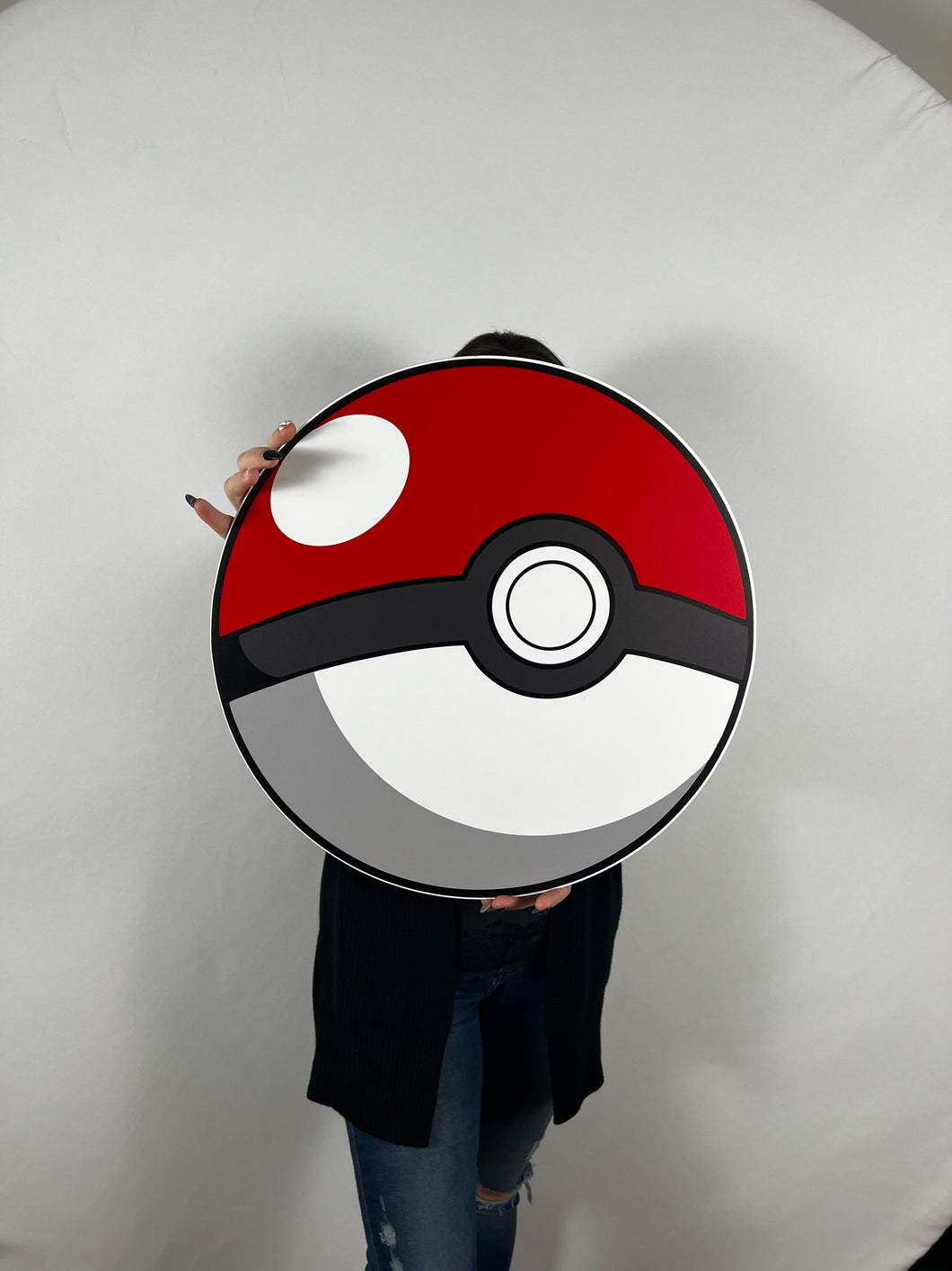 Foamboard Poké Ball Party Prop - Pokémon Theme Cutout - Party Standee - Pokémon Prop - Character Cutout