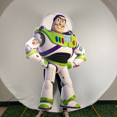 Coroplast Buzz Party Prop - Toy Story Character Cutout - 5ft Party Standee - 6ft Party Standee