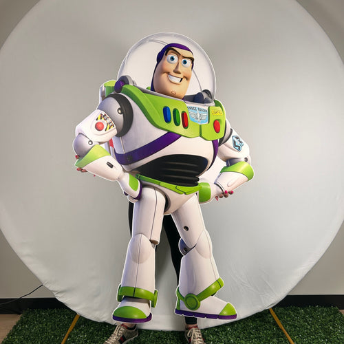 Coroplast Buzz Party Prop - Toy Story Character Cutout - 5ft Party Standee - 6ft Party Standee