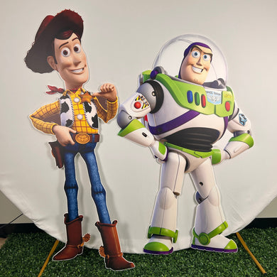 Coroplast Woody Party Prop - Toy Story Character Cutout - 2ft 3ft 4ft 5ft 6ft Party Standee