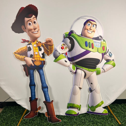 Coroplast Woody Party Prop - Toy Story Character Cutout - 5ft Party Standee - 6ft Party Standee