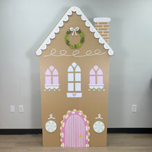 Load image into Gallery viewer, Gingerbread House Party Backdrop